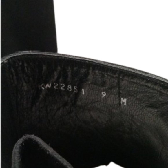 Stuart Weitzman "Downpour" Black Gore-Tex Wedge Boots - Size 9M Waterproof - Picture 7 of 16